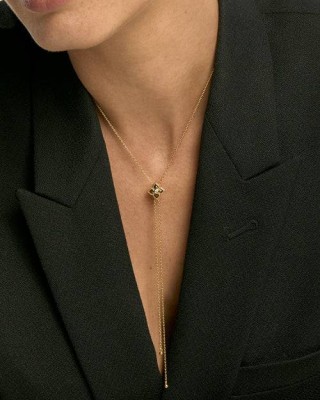 MYA BAY LOTUS BOLO NECKLACE GOLD CO-483