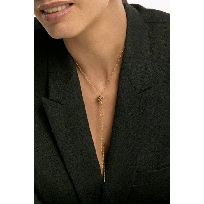 MYA BAY LOTUS BOLO NECKLACE GOLD CO-483