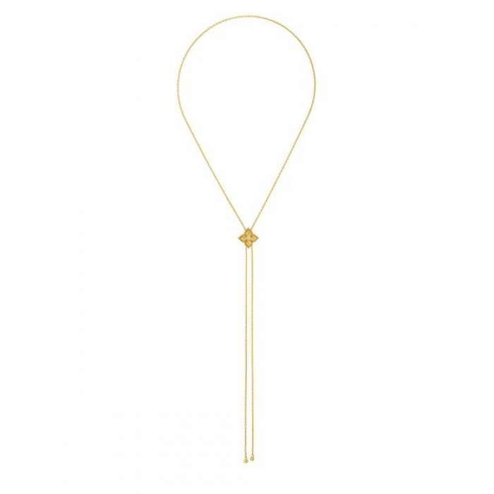 MYA BAY LOTUS BOLO NECKLACE GOLD CO-483