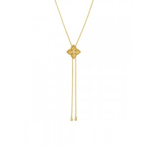 MYA BAY LOTUS BOLO NECKLACE GOLD CO-483