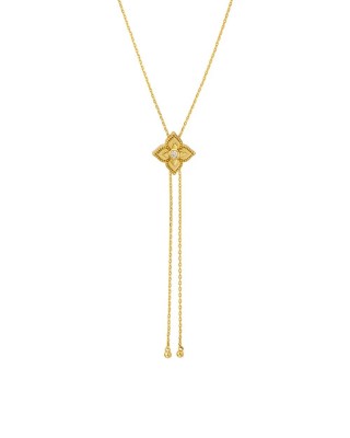 MYA BAY LOTUS BOLO NECKLACE GOLD CO-483