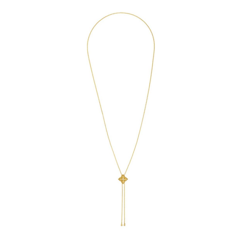 MYA BAY LOTUS BOLO NECKLACE GOLD CO-483