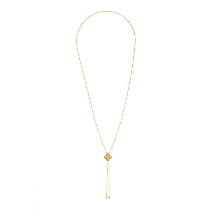 MYA BAY LOTUS BOLO NECKLACE GOLD CO-483