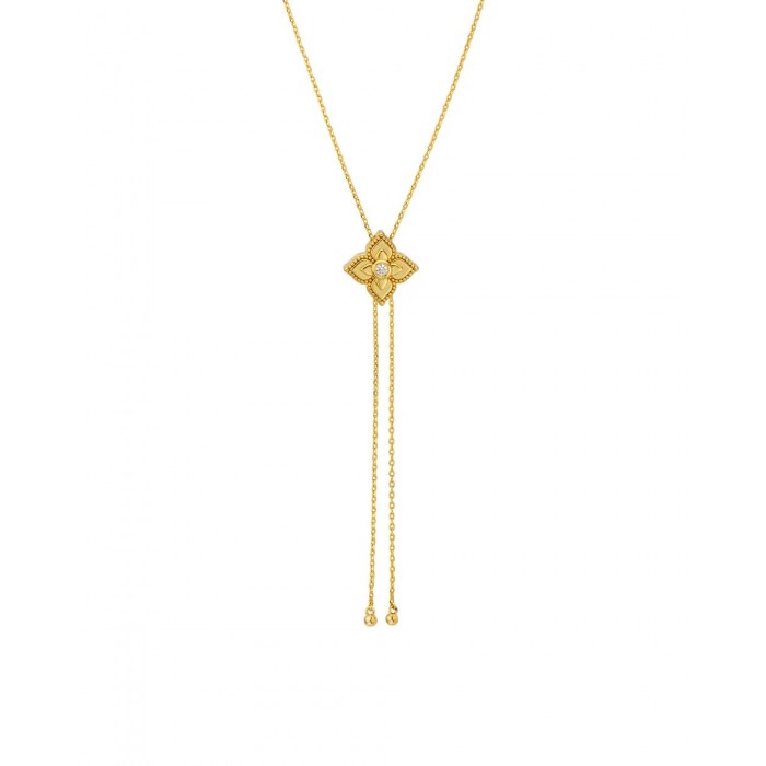 MYA BAY LOTUS BOLO NECKLACE GOLD CO-483