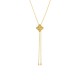 MYA BAY LOTUS BOLO NECKLACE GOLD CO-483
