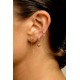 MYA BAY LOTUS CHAIN EARRINGS GOLD  BO-398