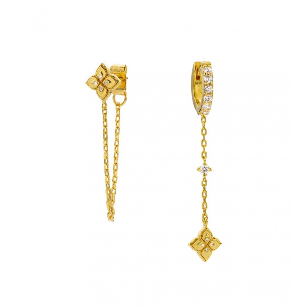 MYA BAY LOTUS CHELSEA EARRINGS GOLD BO-397