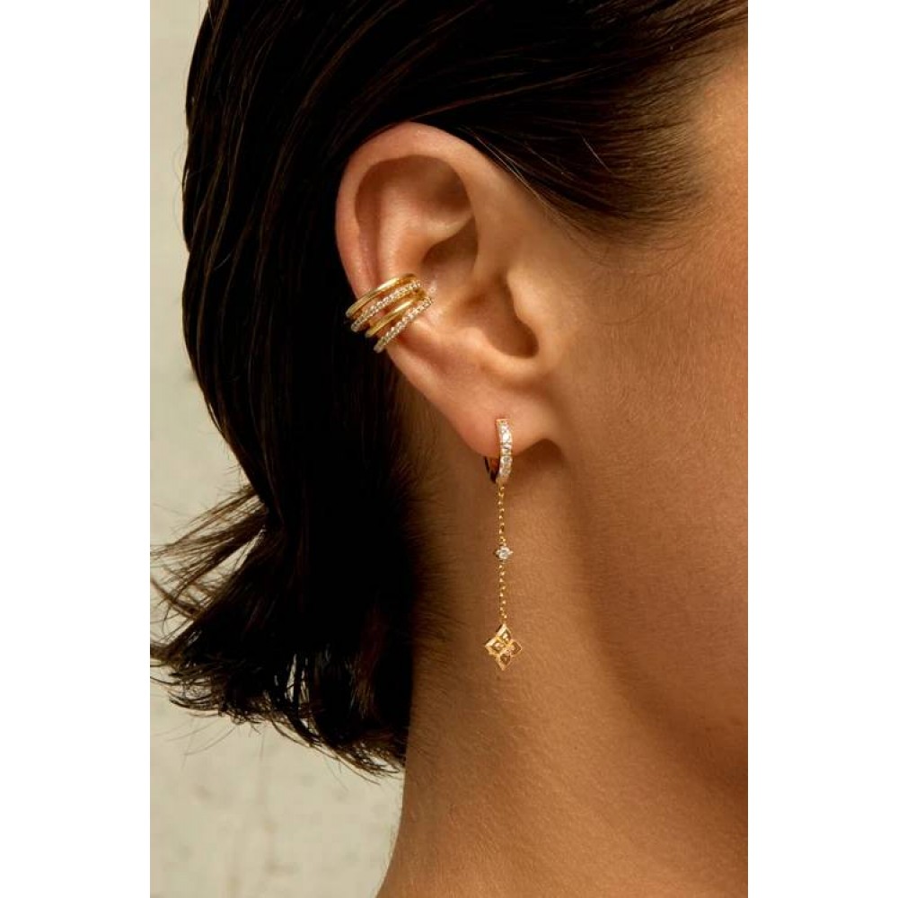 MYA BAY LOTUS CHELSEA EARRINGS GOLD BO-397