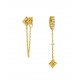 MYA BAY LOTUS CHELSEA EARRINGS GOLD BO-397