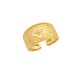 MYA BAY LOTUS CUFF RING GOLD BA-409