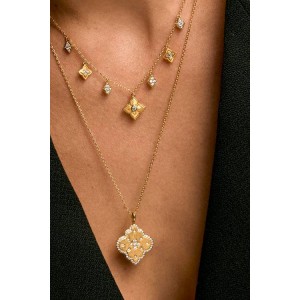 MYA BAY LOTUS LIBERTY NECKLACE GOLD CO-488