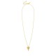 MYA BAY LOVE TWIN HEARTS NECKLACE GOLD CO-486