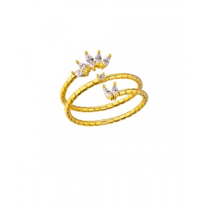 MYA BAY MAGNOLIA HOOPS RING GOLD BA-386