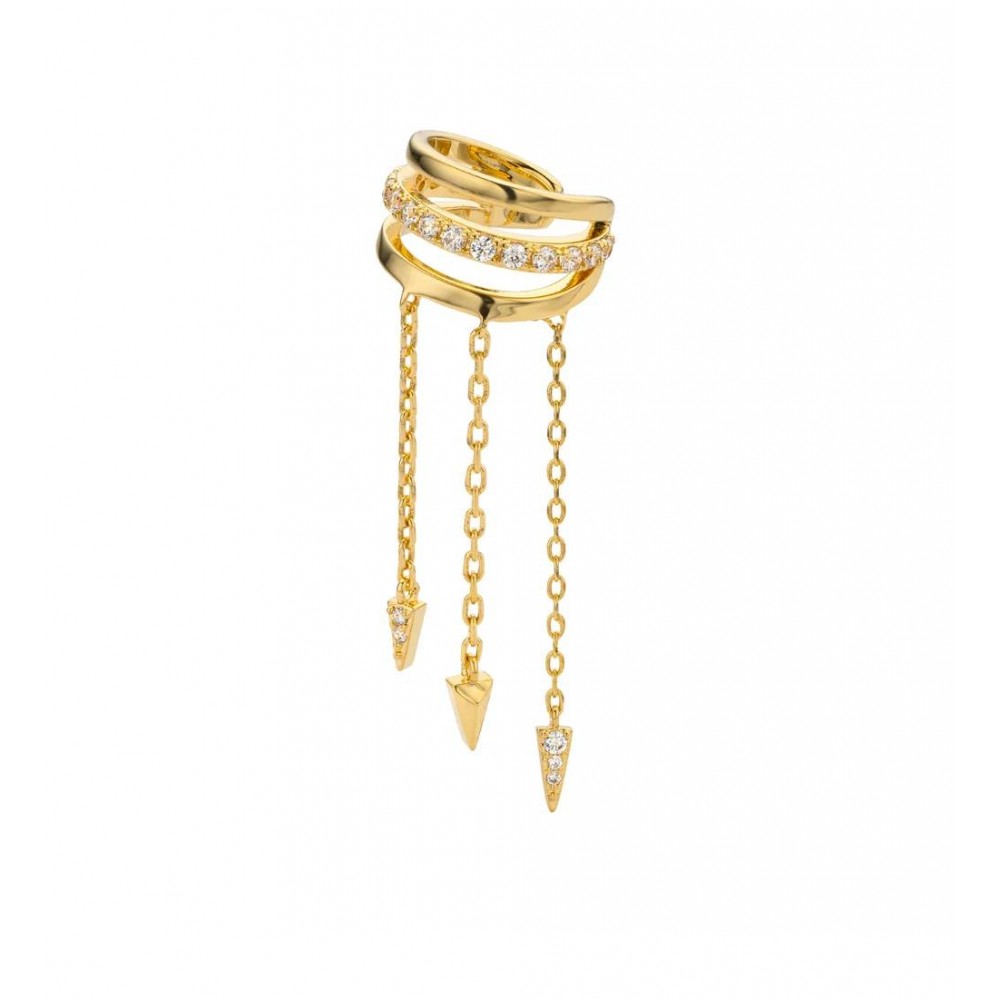 MYA BAY RIVER EARCUFF GOLD EA-59 MYA BAY RIVER EARCUFF GOLD EA-59