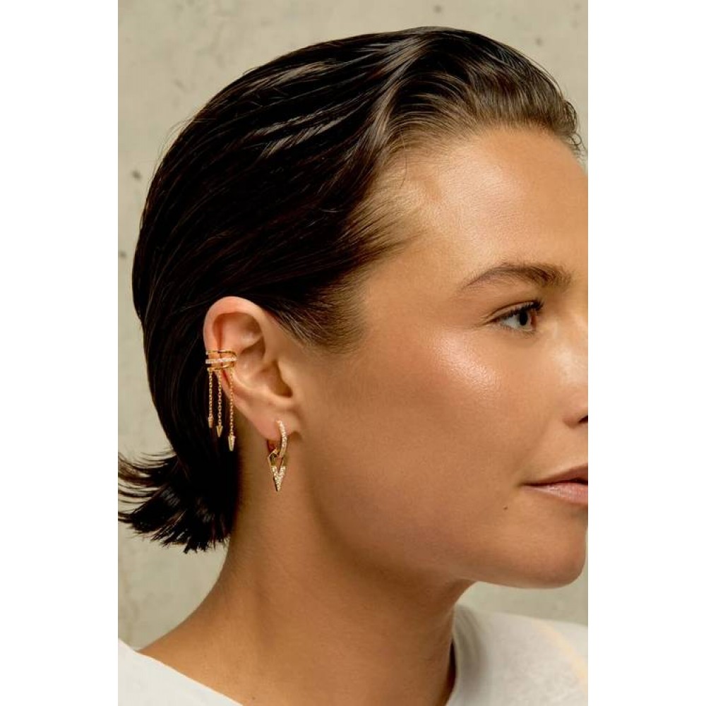 MYA BAY RIVER EARCUFF GOLD EA-59 MYA BAY RIVER EARCUFF GOLD EA-59