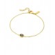 MYA BAY SMOKED BROWN JENNY BRACELET GOLD BR-446 MYA BAY SMOKED BROWN JENNY BRACELET GOLD BR-446