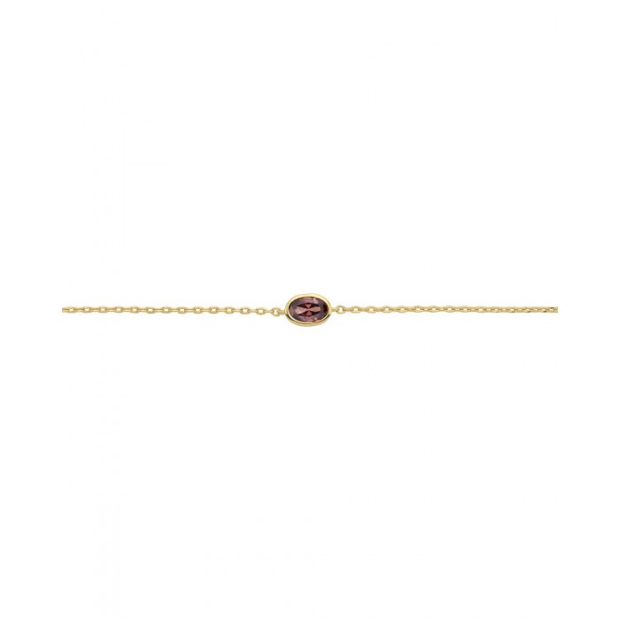 MYA BAY SMOKED BROWN JENNY BRACELET GOLD BR-446