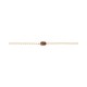 MYA BAY SMOKED BROWN JENNY BRACELET GOLD BR-446 MYA BAY SMOKED BROWN JENNY BRACELET GOLD BR-446