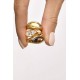 MYA BAY SMOKED BROWN IDENTITY RING GOLD BA-439