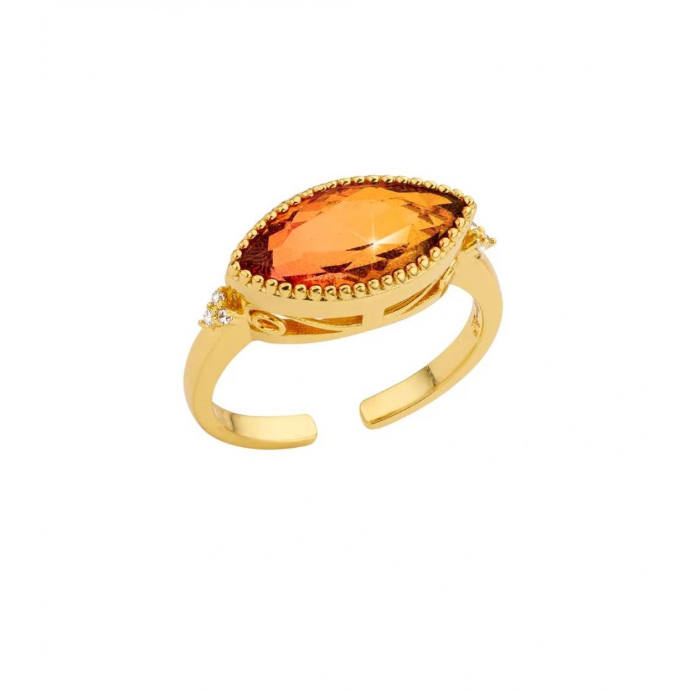 MYA BAY SMOKED UNITY RING GOLD BA-419