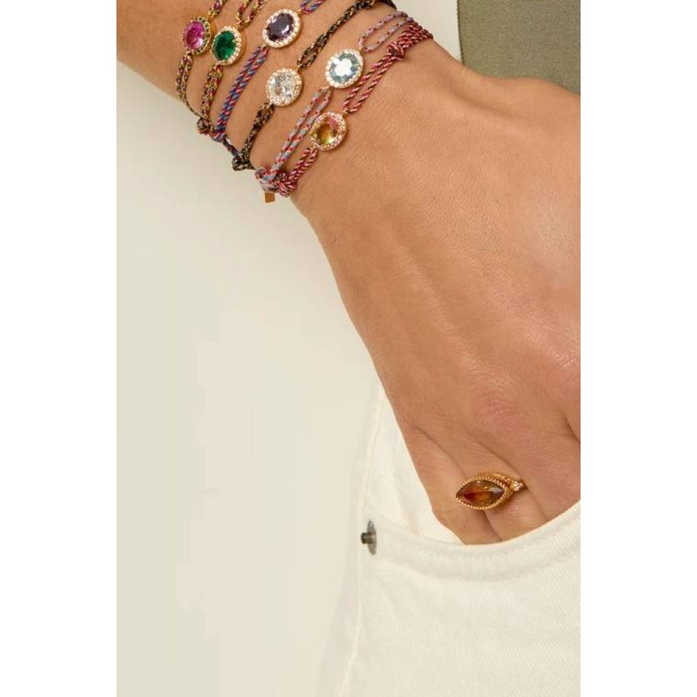 MYA BAY SMOKED UNITY RING GOLD BA-419