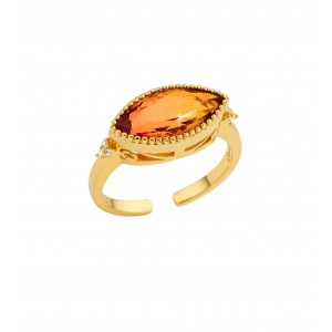 MYA BAY SMOKED UNITY RING GOLD BA-419