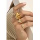MYA BAY SQUARE SIGNET RING GOLD BA-438