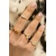 MYA BAY SQUARE SIGNET RING GOLD BA-438