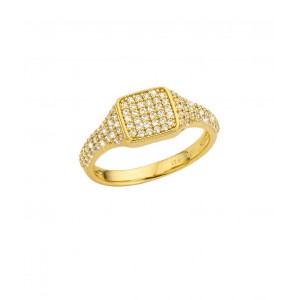 MYA BAY SQUARE SIGNET RING GOLD BA-438
