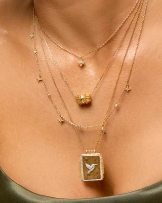 MYA BAY STARLINE NECKLACE GOLD CO-466