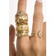 MYA BAY SWEET SPAGHETTI RING GOLD BA-435