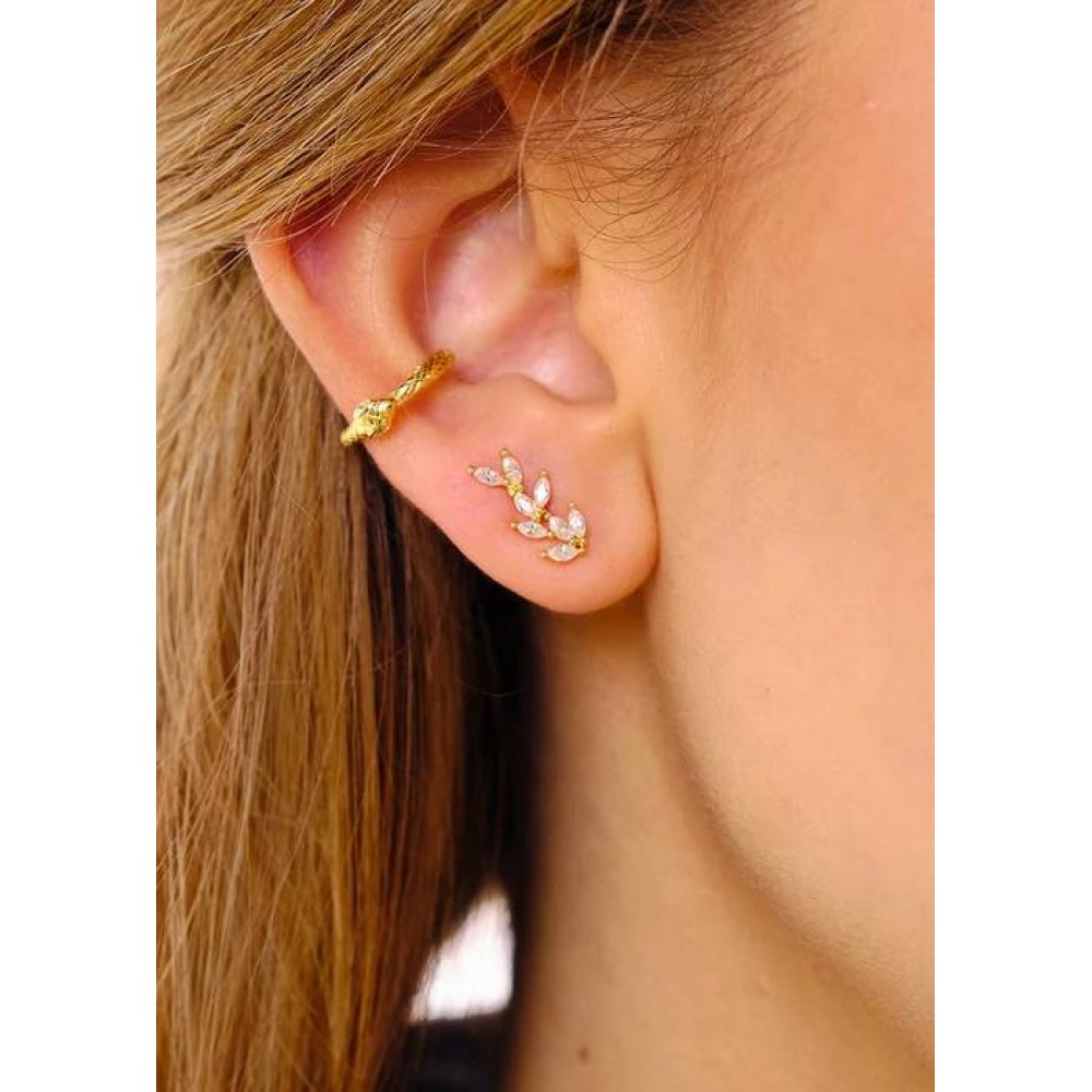 MYA BAY SWEETBAY MAGNOLIA EARRINGS GOLD BO-214 MYA BAY SWEETBAY MAGNOLIA EARRINGS GOLD BO-214