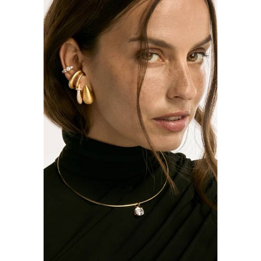MYA BAY TORQUE NECKLACE GOLD CO-523