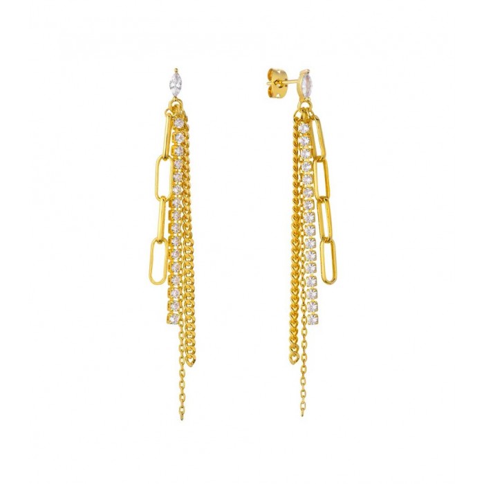 MYA BAY VENICE FRAME EARRINGS GOLD BO-357 MYA BAY VENICE FRAME EARRINGS GOLD BO-357