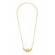 MYA BAY GOLD BIG TALISMAN NECKLACE GOLD CO-328