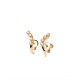 PDPAOLA MOTION GOLD EARRINGS Γυναικεία Σκουλαρίκια από Ασήμι 925 AR01-474-U 