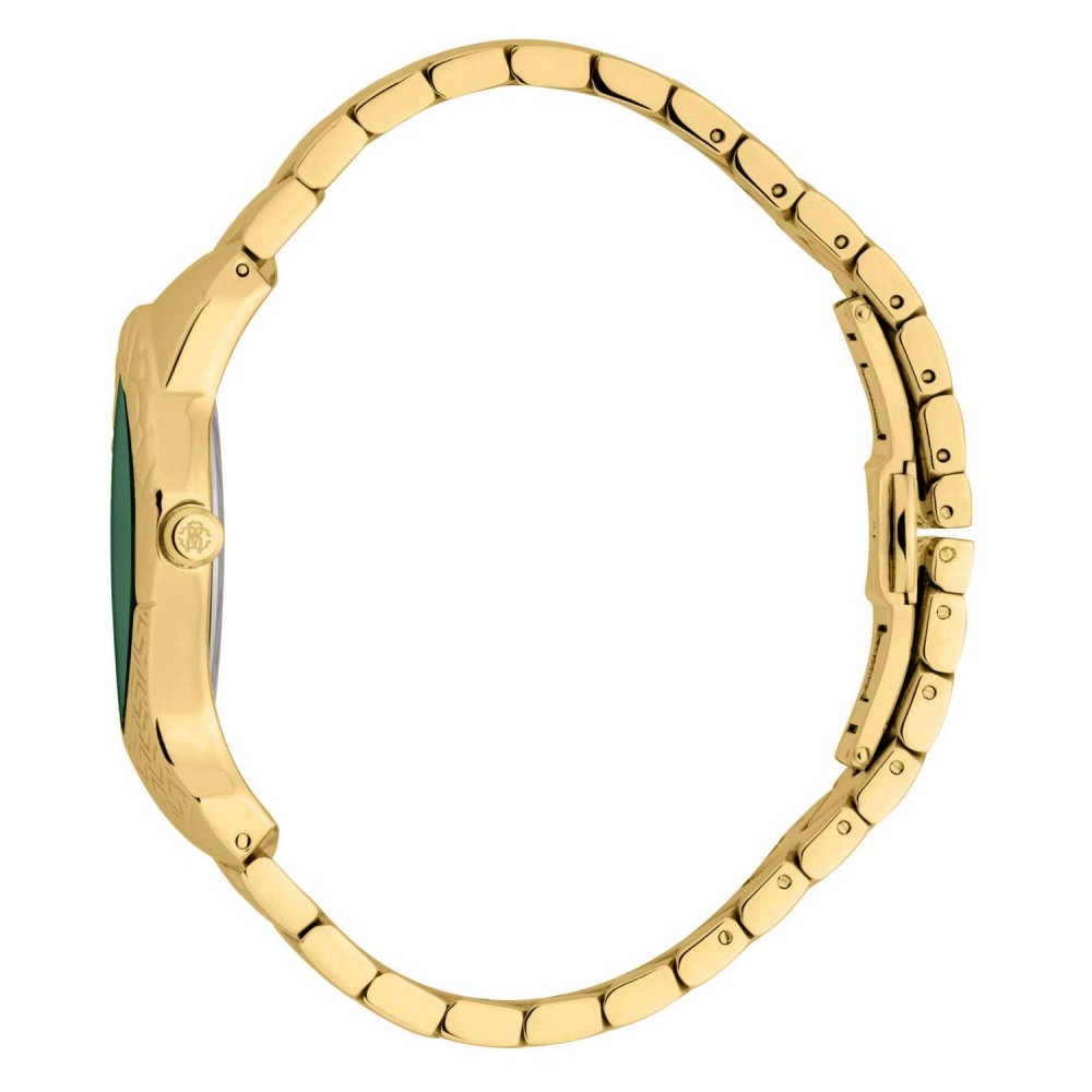 ROBERTO CAVALLI Snake Core Crystals Gold Ρολόι Ανοξείδωτο Ατσάλι Μπρασελέ RC5L092M0035