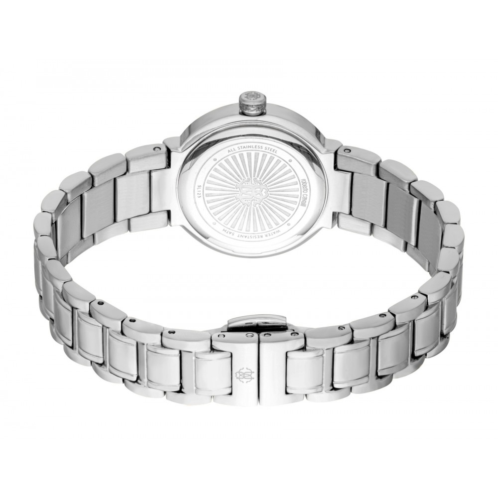 ROBERTO CAVALLI Core Silver Ρολόι Ανοξείδωτο Ατσάλι Μπρασελέ RC5L123M0045