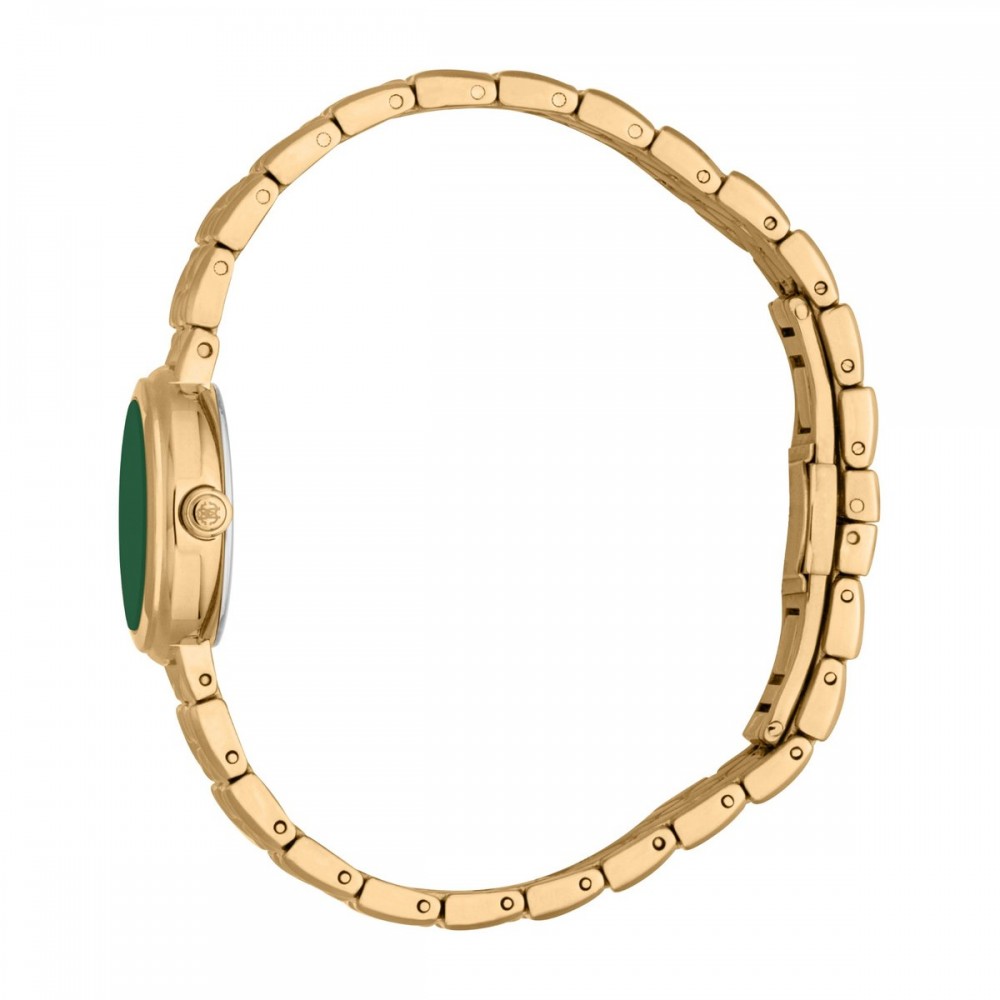 ROBERTO CAVALLI Γυναικείο Ρολόι Επιχρυσωμένο Ανοξείδωτο Ατσάλι Μπρασελέ RC5L152M0045