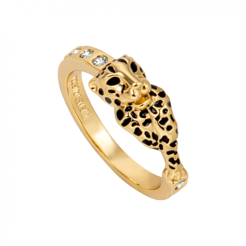 Roberto Cavalli Δαχτυλίδι Χρυσό Τίγρης RCRG00633200 Roberto Cavalli Δαχτυλίδι Χρυσό Τίγρης RCRG00633200