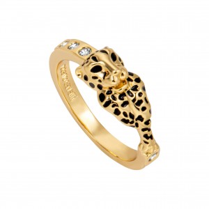 Roberto Cavalli Δαχτυλίδι Χρυσό Τίγρης RCRG00633200