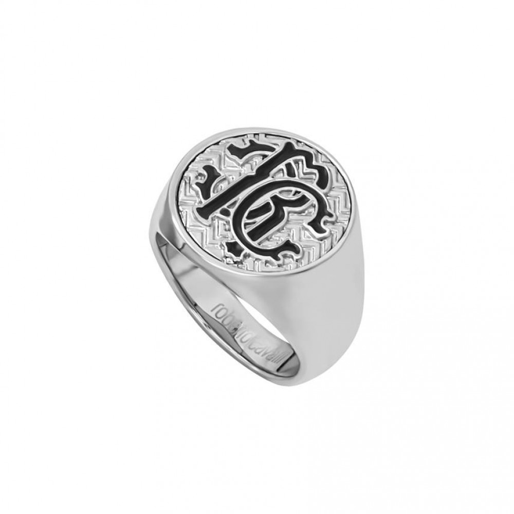 Roberto Cavalli Δαχτυλίδι Ασημί Stainless steel RCRG50012109