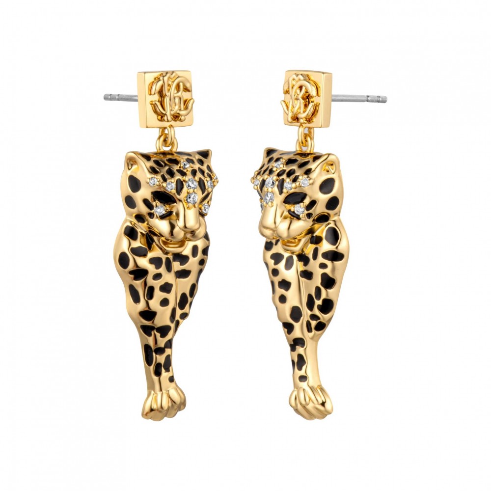 Roberto Cavalli Σκουλαρίκια Χρυσά Τίγρης RCER00873200