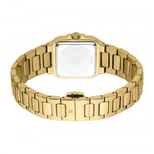 ROBERTO CAVALLI Core Ρολόι Τετράγωνο Ανοξείδωτο Ατσάλι Μπρασελέ RC5L170M0035 