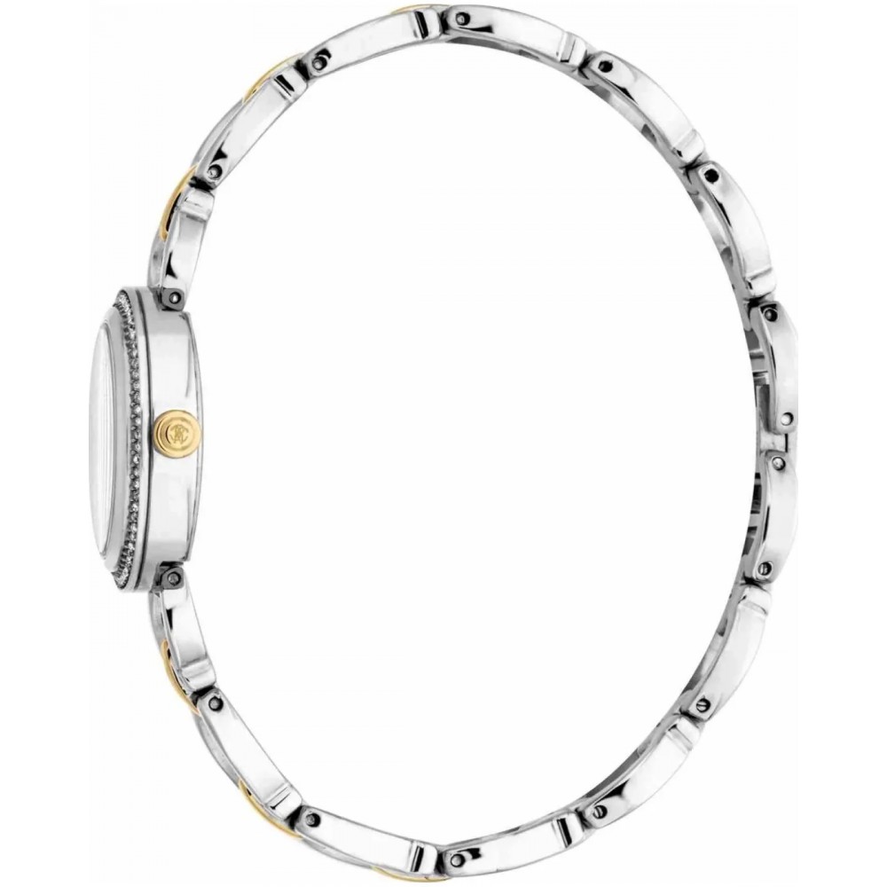 ROBERTO CAVALLI Glam Ρολόι Δίχρωμο Ανοξείδωτο Ατσάλι Μπρασελέ RC5L160M0055