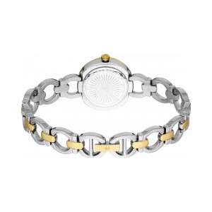 ROBERTO CAVALLI Glam Ρολόι Δίχρωμο Ανοξείδωτο Ατσάλι Μπρασελέ RC5L160M0055