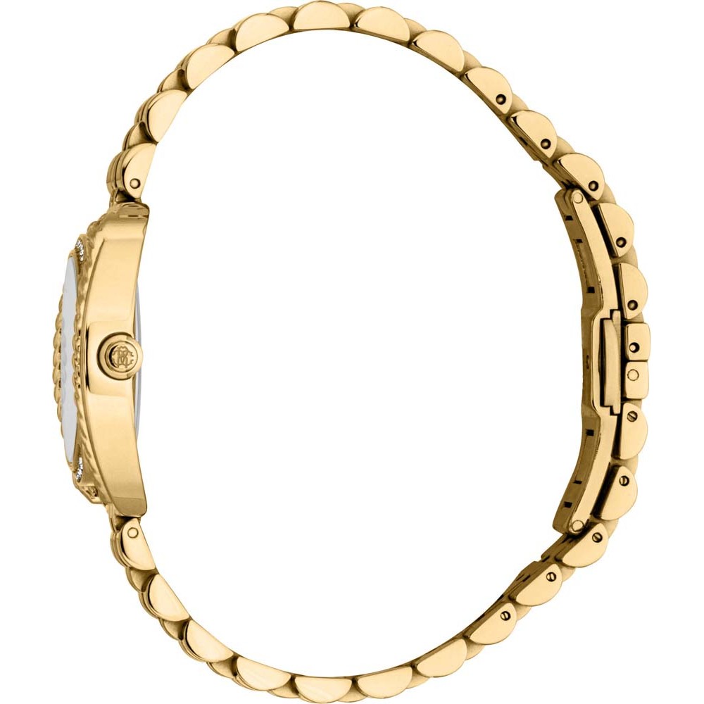 ROBERTO CAVALLI Women Gold Gift Set Ρολόι Ανοξείδωτο Ατσάλι Μπρασελέ RC5L153M0055
