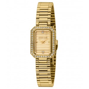 ROBERTO CAVALLI  Glam Ρολόι Ανοξείδωτο Ατσάλι Μπρασελέ RC5L163M0025