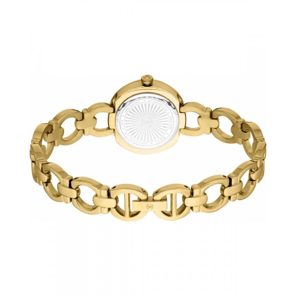 ROBERTO CAVALLI Glam Ρολόι Χρυσό Ανοξείδωτο Ατσάλι Μπρασελέ RC5L160M0035