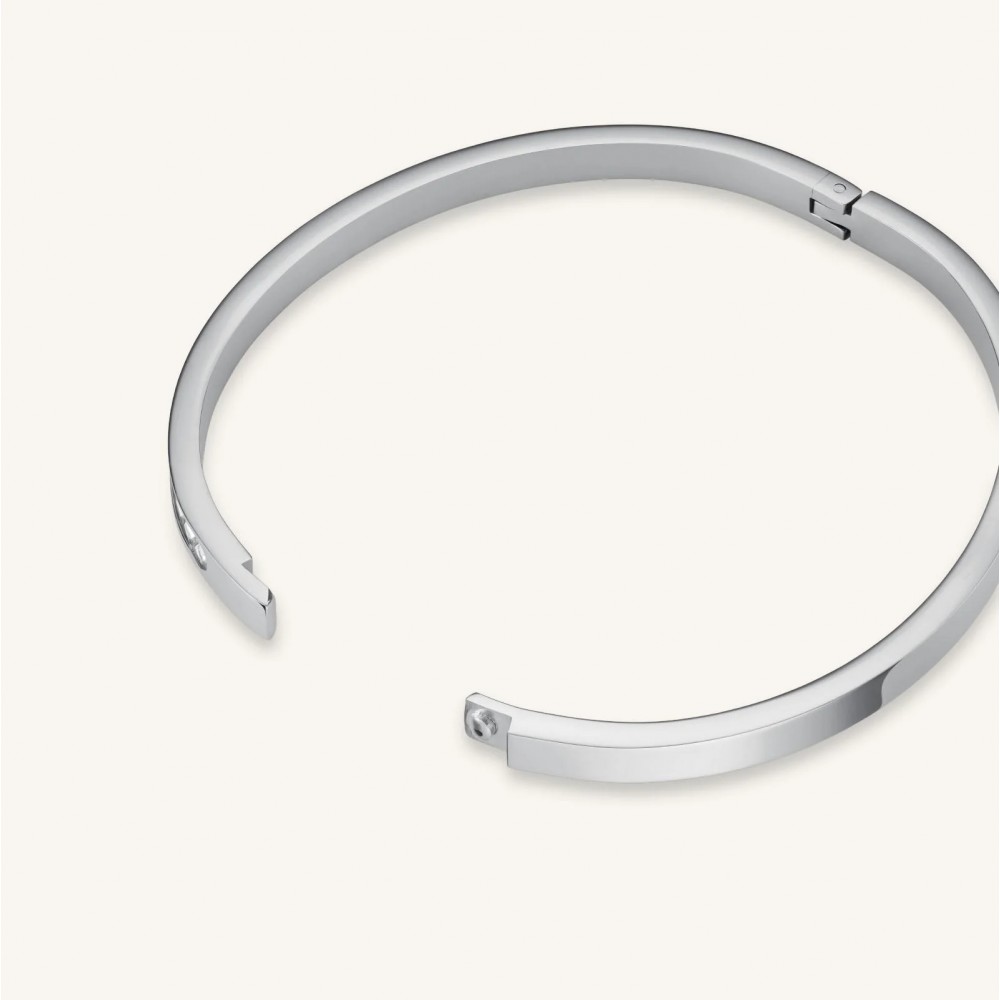 ROSEFIELD Essential Bangle Βραχιόλι χειροπέδα Ασημί Ανοξείδωτο Ατσάλι JBPBS-J1046
